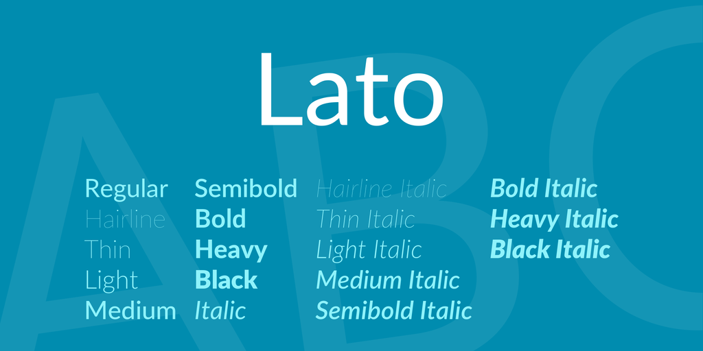 Download lato font family for mac osx
